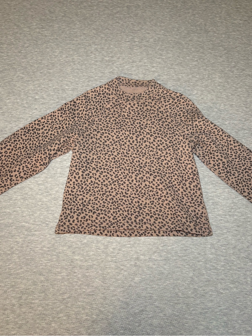 Abercrombie & Fitch Leopard-Print Long Sleeve Sweatshirt